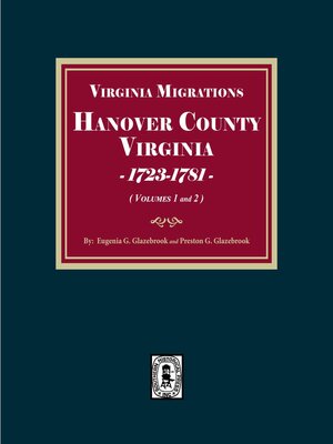 cover image of Virginia Migrations, Volumes 1 and 2